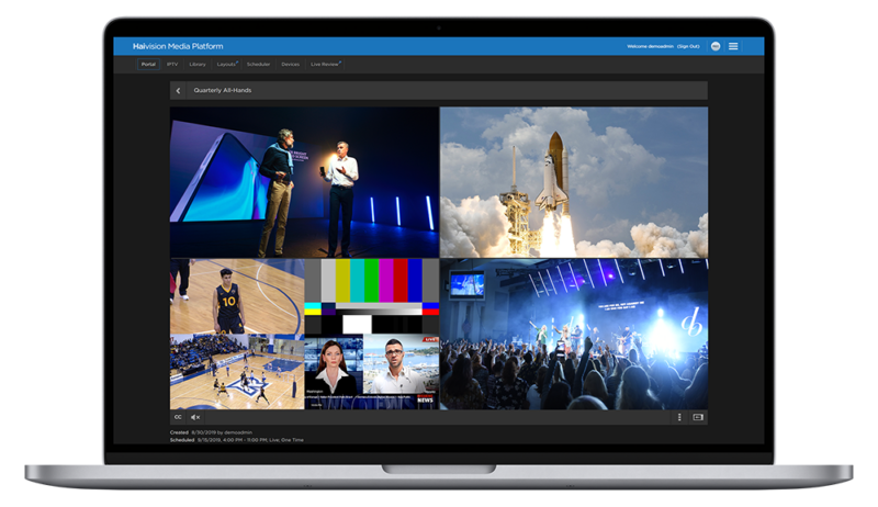 IPTV - Haivision Media Platform (HMP)